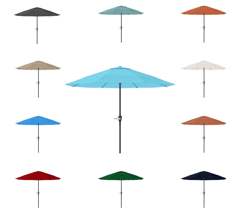 Pure Garden 9' Easy Crank Patio Umbrella Vented  Canopy — View 7