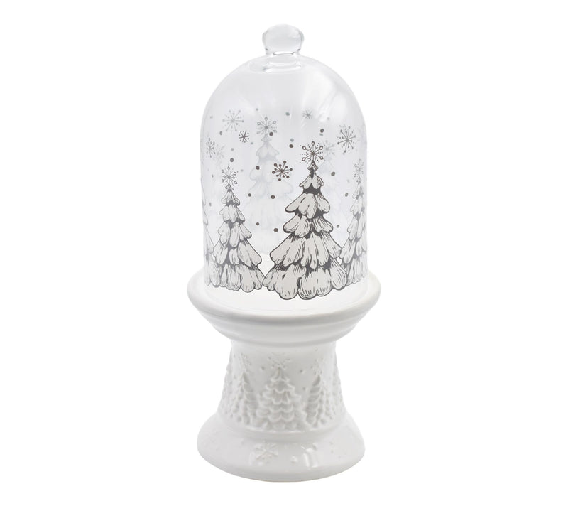 Temp-tations 15" Ceramic & Glass Decorative Cloche — Main view