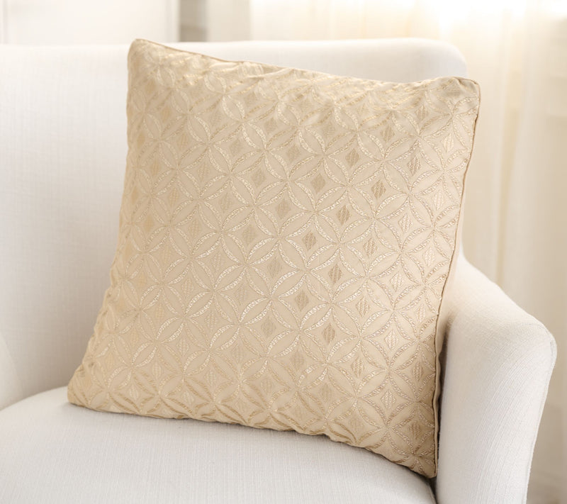 Northern Nights Metallic Embroidered 18x18 Dec Pillow — Main view