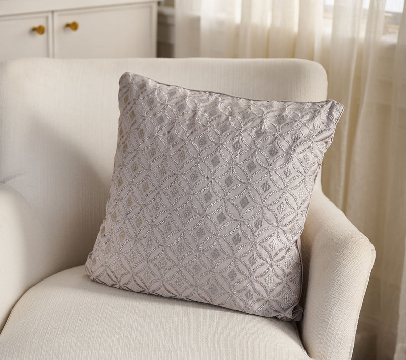 Northern Nights Metallic Embroidered 18x18 Dec Pillow — View 9