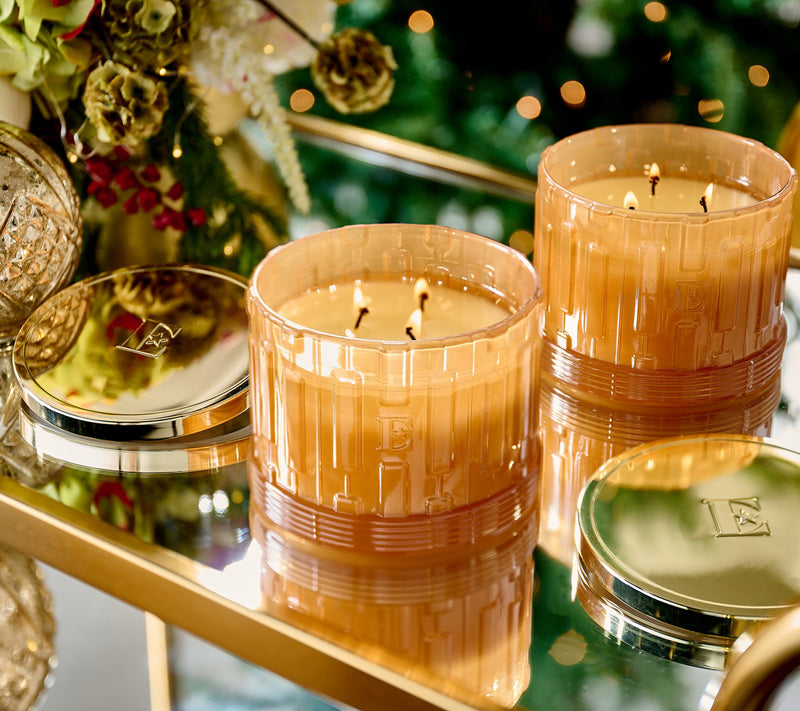Elton John x Slatkin + Co. S/2 14oz Ginger Spiced Pudding Candles — Main view