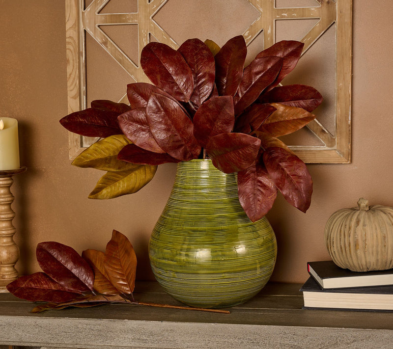 Cozy Cottage by Liz Marie Set of 6 Magnolia Leaf Picks — Main view