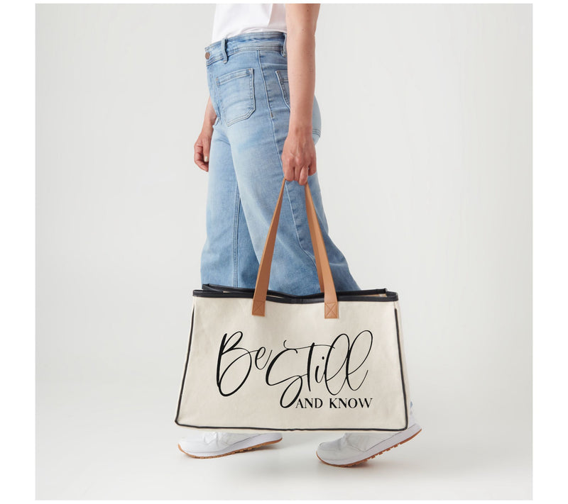 The Vintage Sparrow Inspirational Canvas Tote Bag — View 4