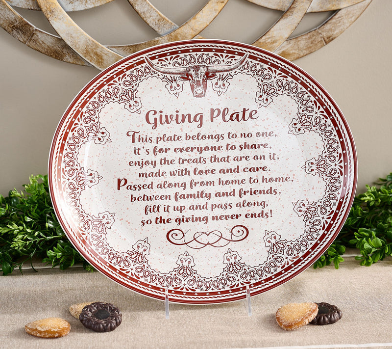 Sister Road by JG Giving Plate — View 3