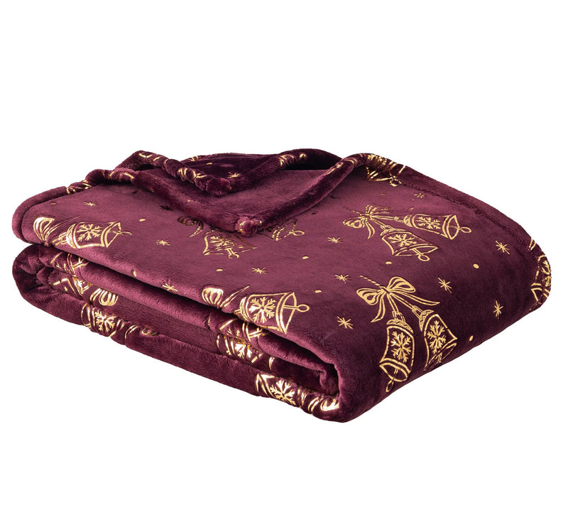 Berkshire Foiled Velvetsoft Holiday Icon 60x80 Throw — View 19
