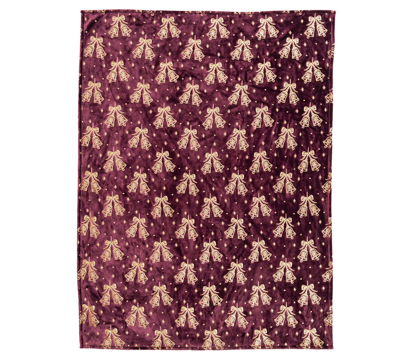 Berkshire Foiled Velvetsoft Holiday Icon 60x80 Throw — View 20