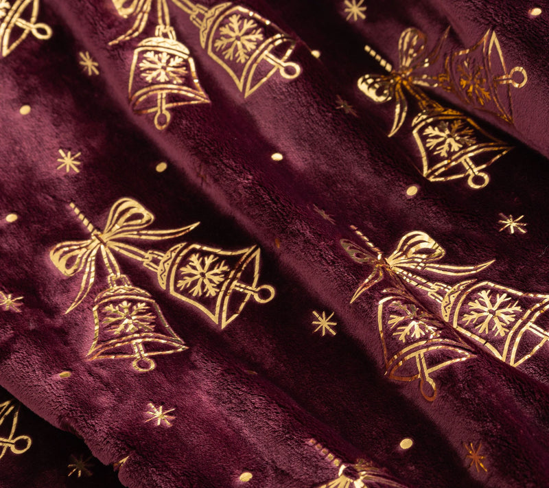 Berkshire Foiled Velvetsoft Holiday Icon 60x80 Throw — View 16