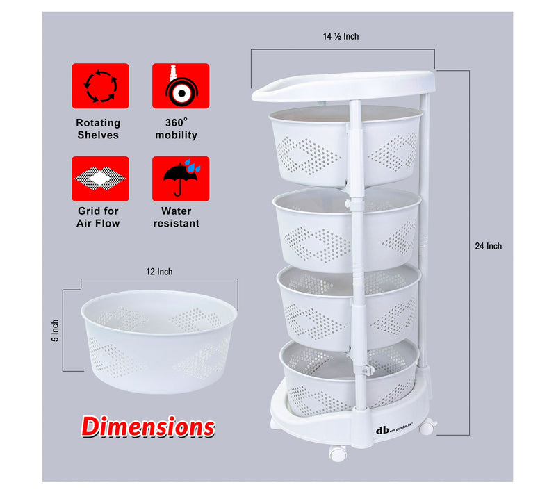 dbest products Octopus 360 4 Tier — View 4