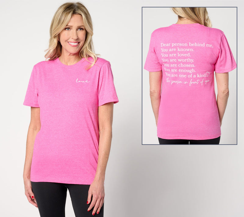 Vintage Sparrow Dear Person Behind Me Inspirational Message T-Shirt — View 13