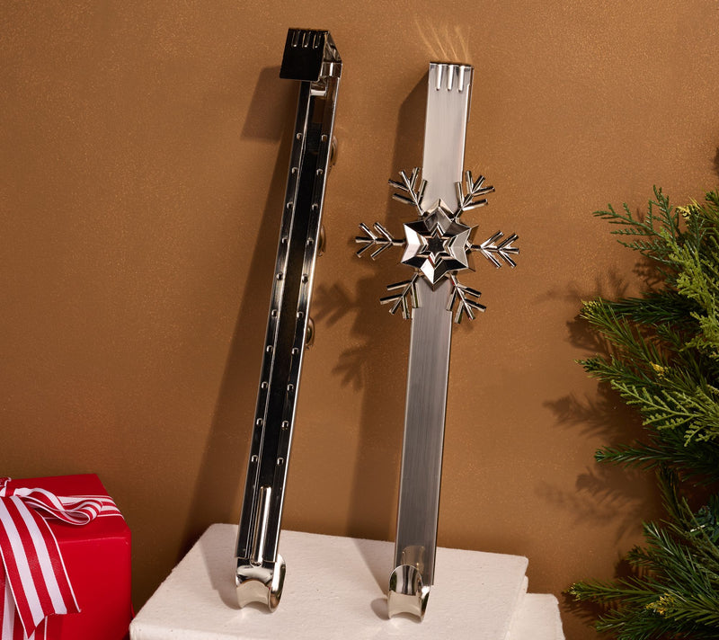 Home Reflections S/2 Decorative Adjustable Wreath Hangers — View 2