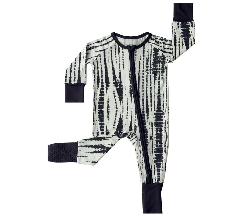 Tiny Knot Co. Baby Convertible Zippered Romper- Spring — View 9