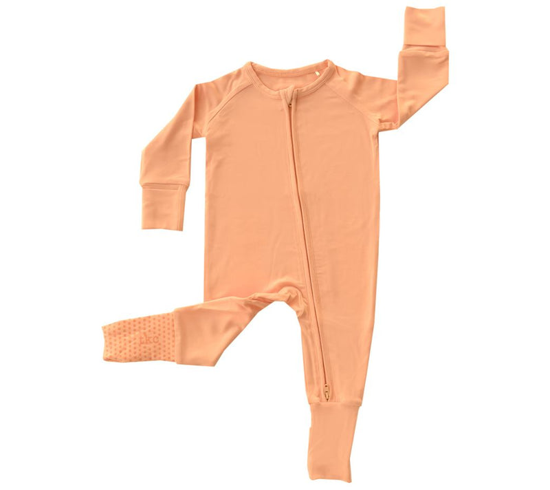 Tiny Knot Co. Baby Convertible Zippered Romper- Spring — View 17