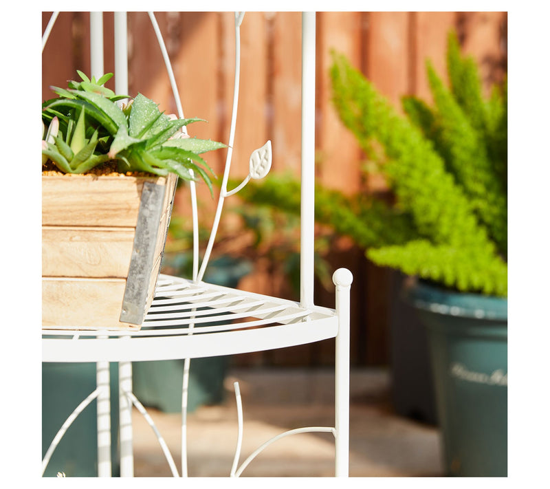 Glitzhome 52" 4 Shelf Corner Plant Stand & Storage Rack — View 7
