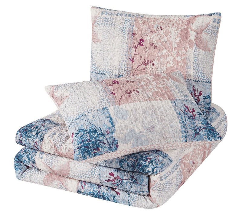 Cannon Textured Lotte Patchwork King 3pc Duvetover Set — View 3