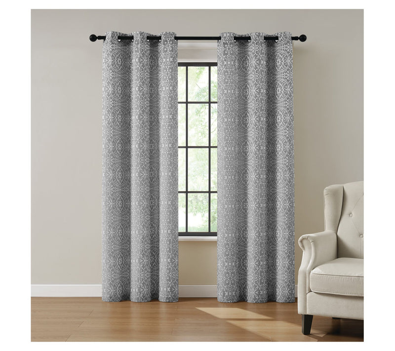 5th Avenue Lux Thalia Textured 38x96 Window Panel 2pc Set — View 4