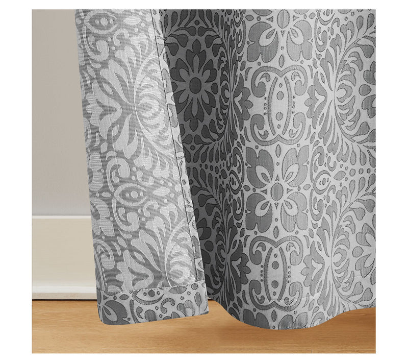 5th Avenue Lux Thalia Textured 38x96 Window Panel 2pc Set — View 2