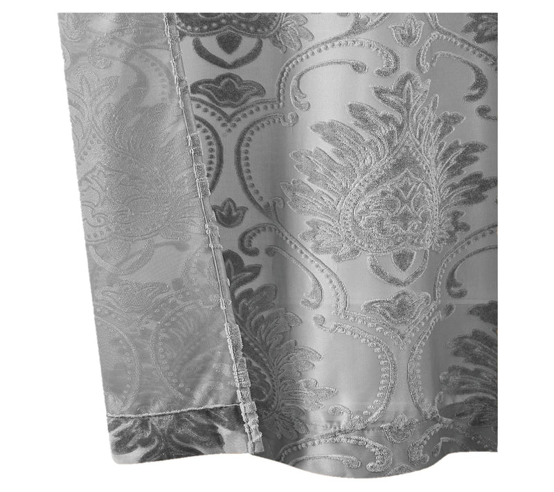 5th Avenue Lux Sophia Burn Out 37x96 Sheer Window Panel S/2 — View 7