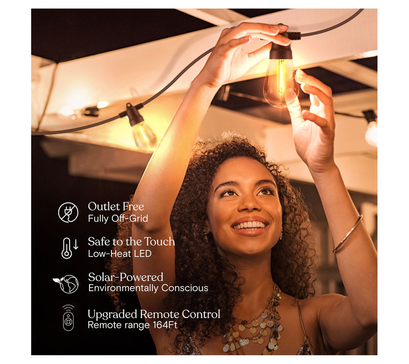 Brightech Ambience Pro 27Ft 4W Solar LED 3000KString Light — View 8