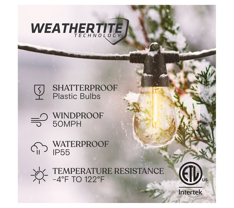 Brightech Ambience Pro 27Ft 4W Solar LED 3000KString Light — View 5