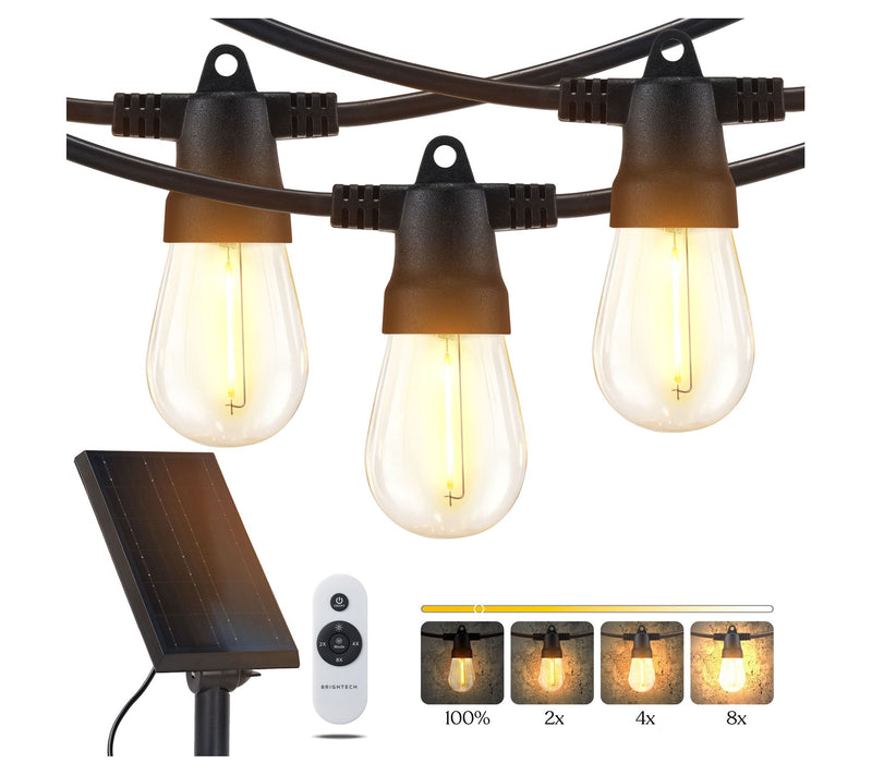 Brightech Ambience Pro 27Ft 4W Solar LED 3000KString Light — View 3
