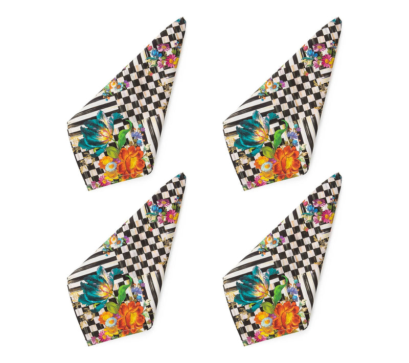 MacKenzie- Childs Set of 4 Cotton Napkins — View 7