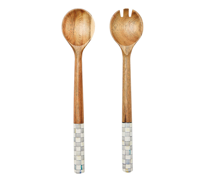 MacKenzie- Childs Wooden Salad Servers — View 8