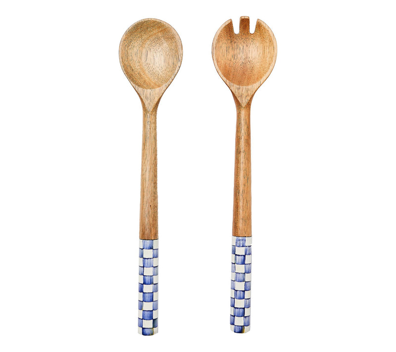 MacKenzie- Childs Wooden Salad Servers — View 9