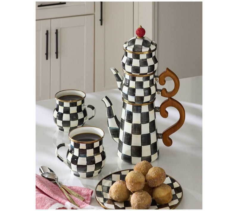 MacKenzie- Childs Stackable Coffee Service and Mugs — View 3