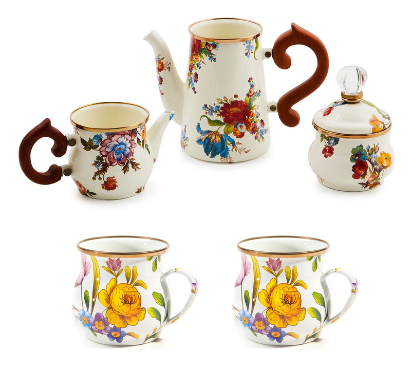 MacKenzie- Childs Stackable Coffee Service and Mugs — View 9