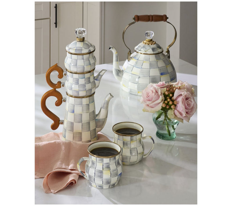 MacKenzie- Childs Stackable Coffee Service and Mugs — View 4