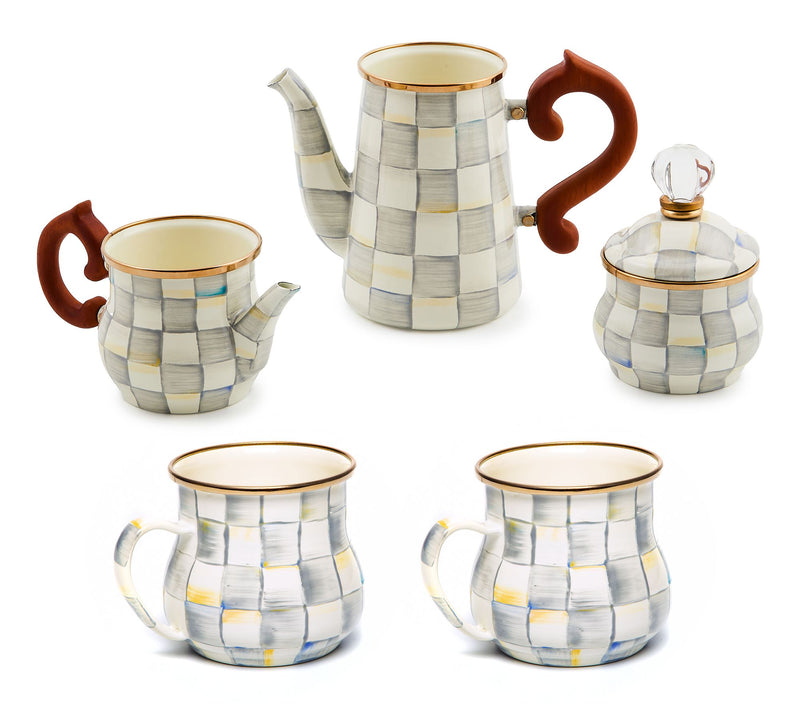 MacKenzie- Childs Stackable Coffee Service and Mugs — View 10