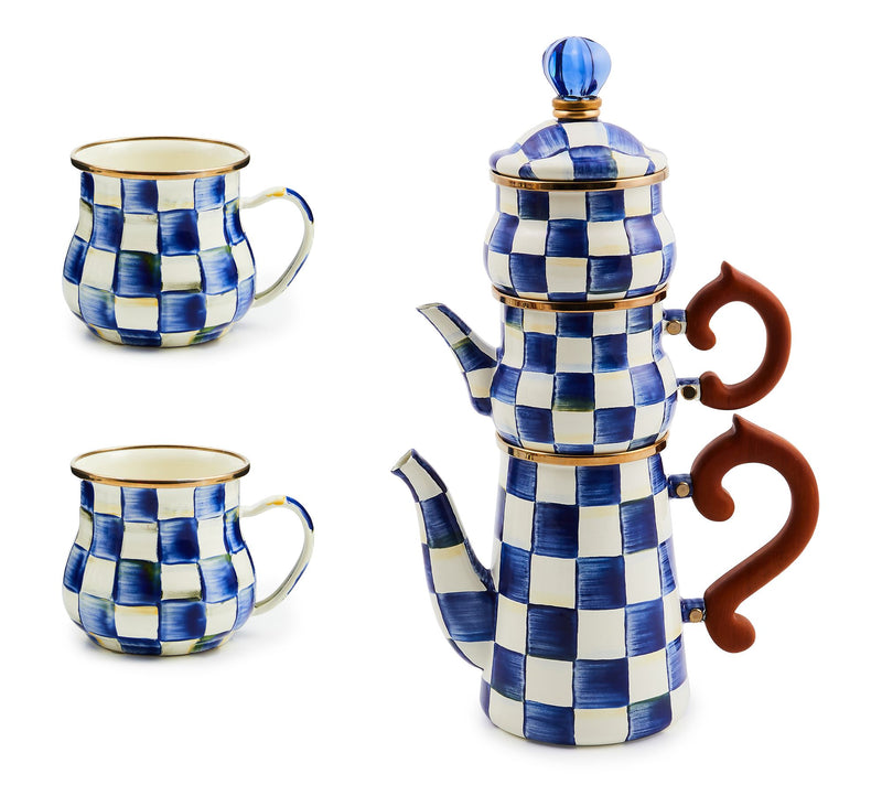 MacKenzie- Childs Stackable Coffee Service and Mugs — View 11