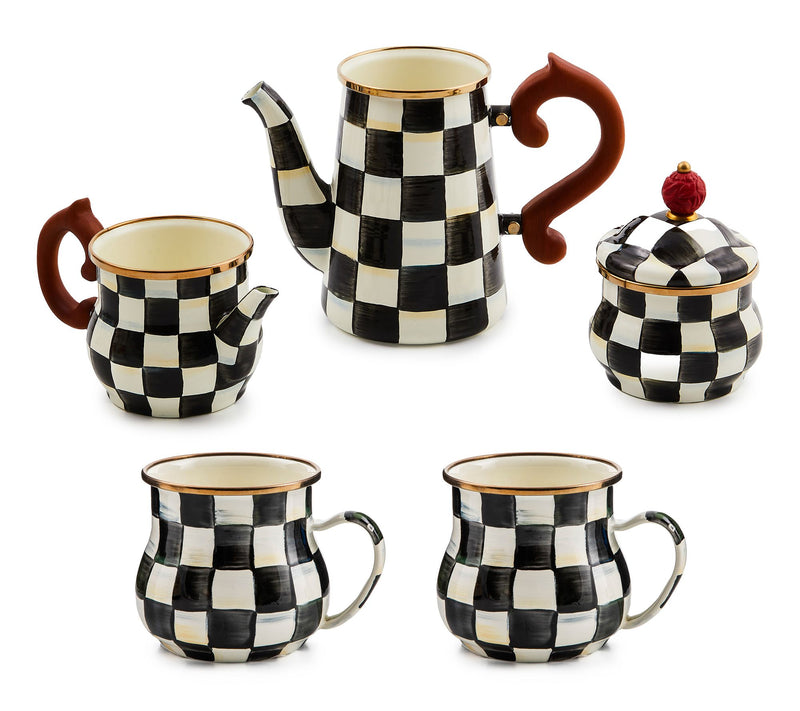 MacKenzie- Childs Stackable Coffee Service and Mugs — View 12