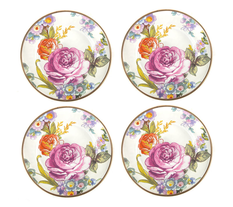 MacKenzie- Childs Set of 4 Appetizer Plates — View 11