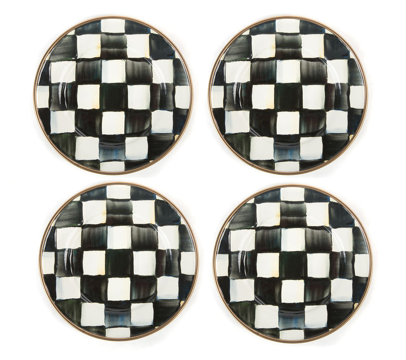 MacKenzie- Childs Set of 4 Appetizer Plates — View 5