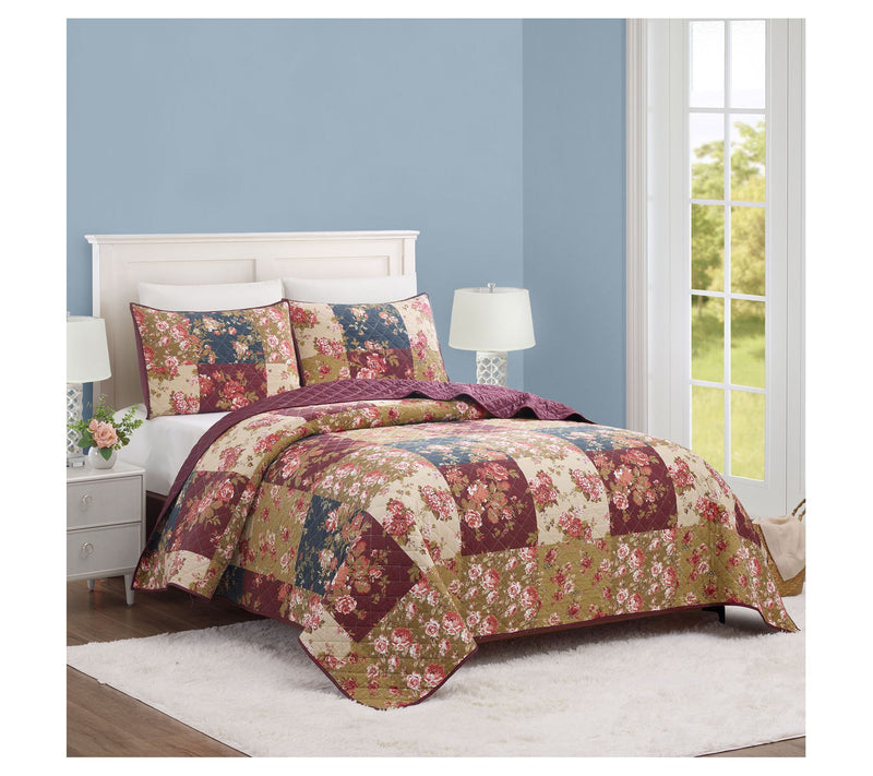 Germaine Floral 2-Piece Twin Quilt Set — View 2