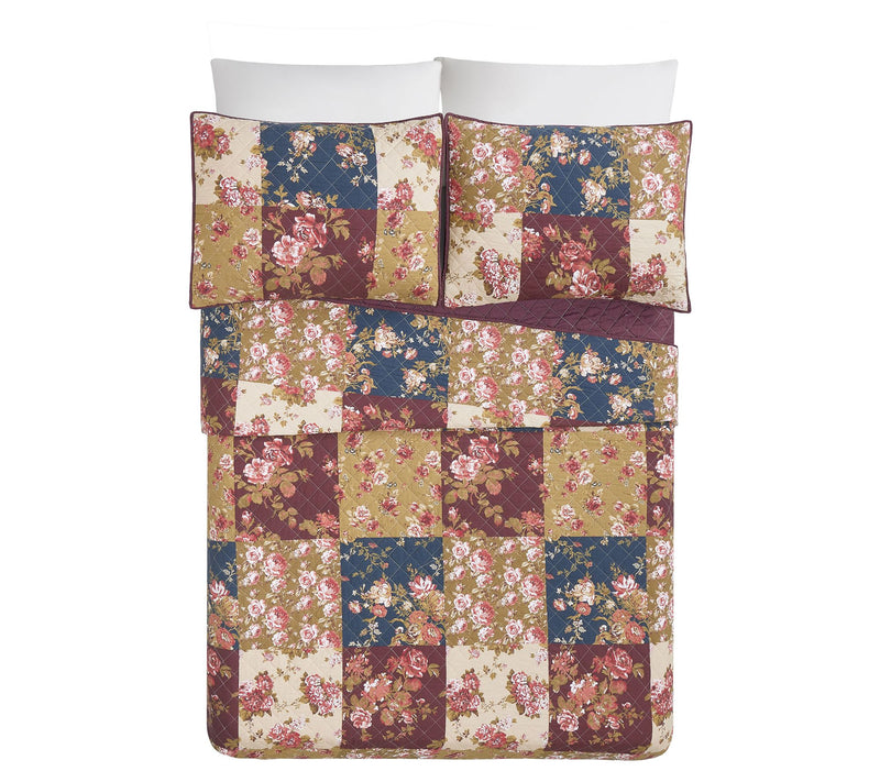 Germaine Floral 2-Piece Twin Quilt Set — View 3
