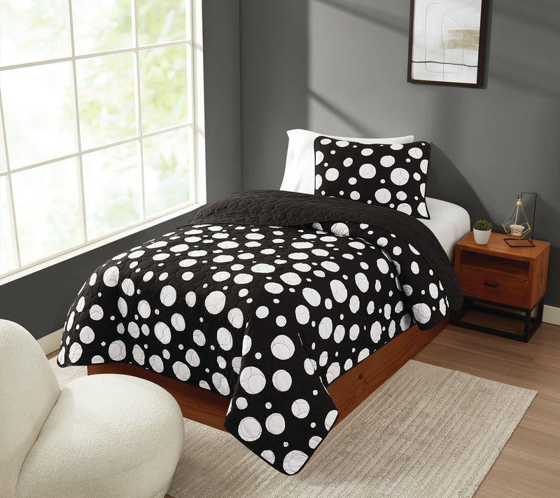 Truly Soft Sophia Dot Twin/Twin XL 2 Piece Quilt Set — Main view