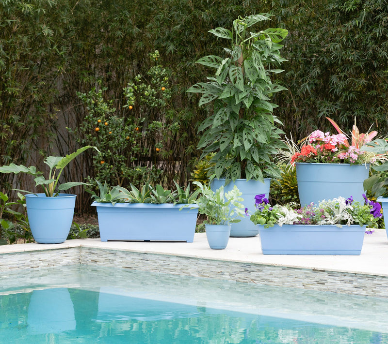 Bloem Dayton Large Window Deck Box Planter: 27"- Coral, 7 Gal — View 6