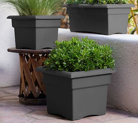 Bloem Veranda Deck Box Planter Square: 18" — View 4