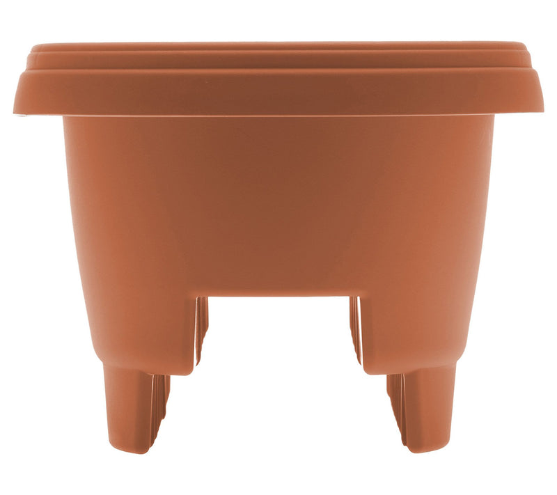 Bloem Modica Deck Rail Round Planter: 12", 2 Gallon Capacity — View 11