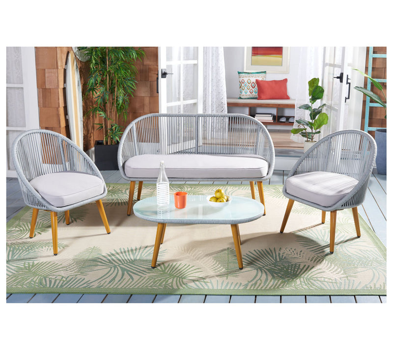 Safavieh Halcott 4pc Living Set — View 12