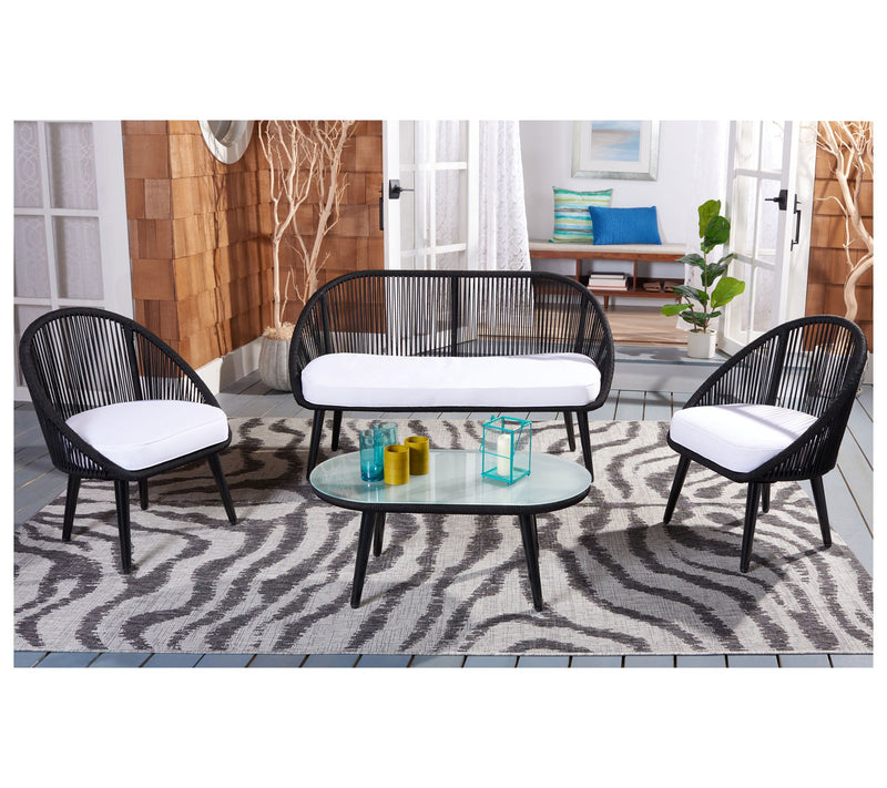Safavieh Halcott 4pc Living Set — View 13