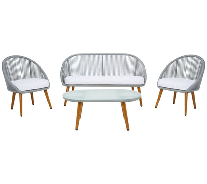 Safavieh Halcott 4pc Living Set