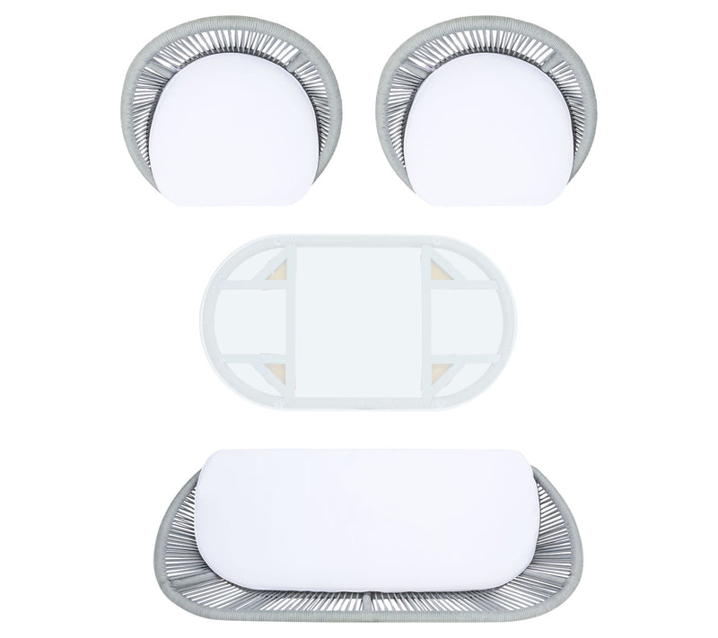 Safavieh Halcott 4pc Living Set — View 7