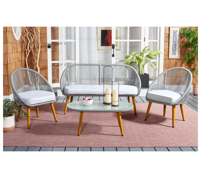Safavieh Halcott 4pc Living Set — View 14