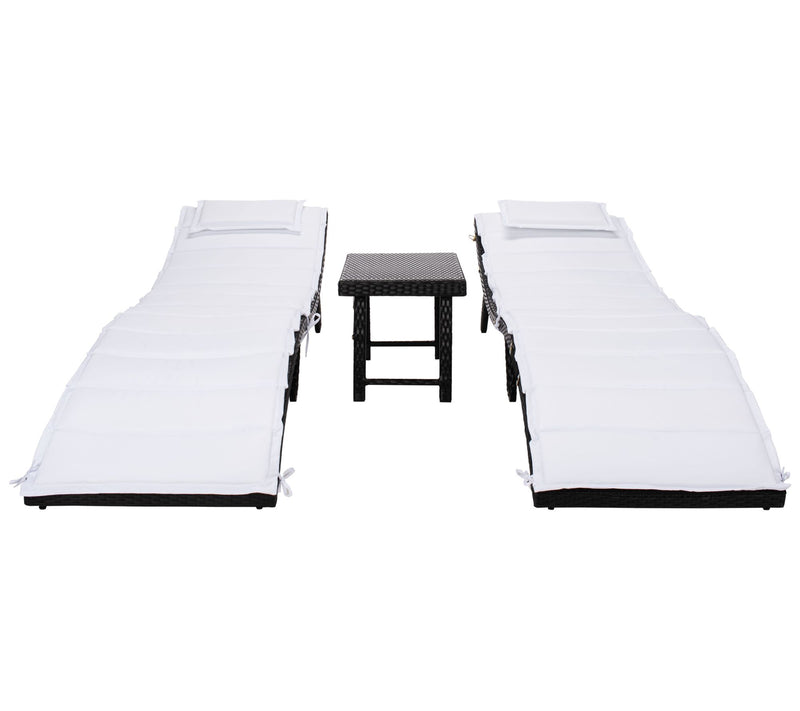 Safavieh Carew 3pc Sun Lounger Set — View 3