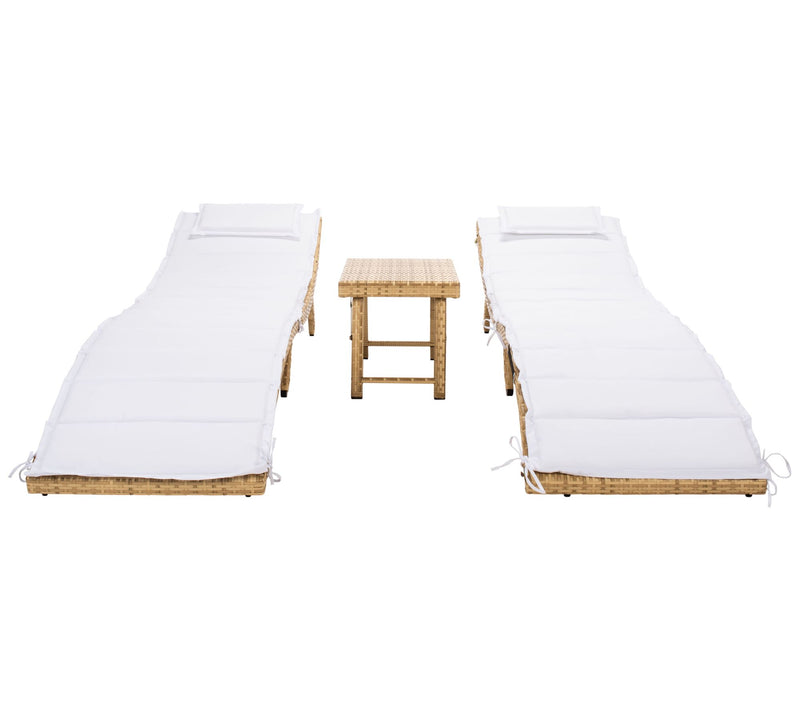 Safavieh Carew 3pc Sun Lounger Set — View 15