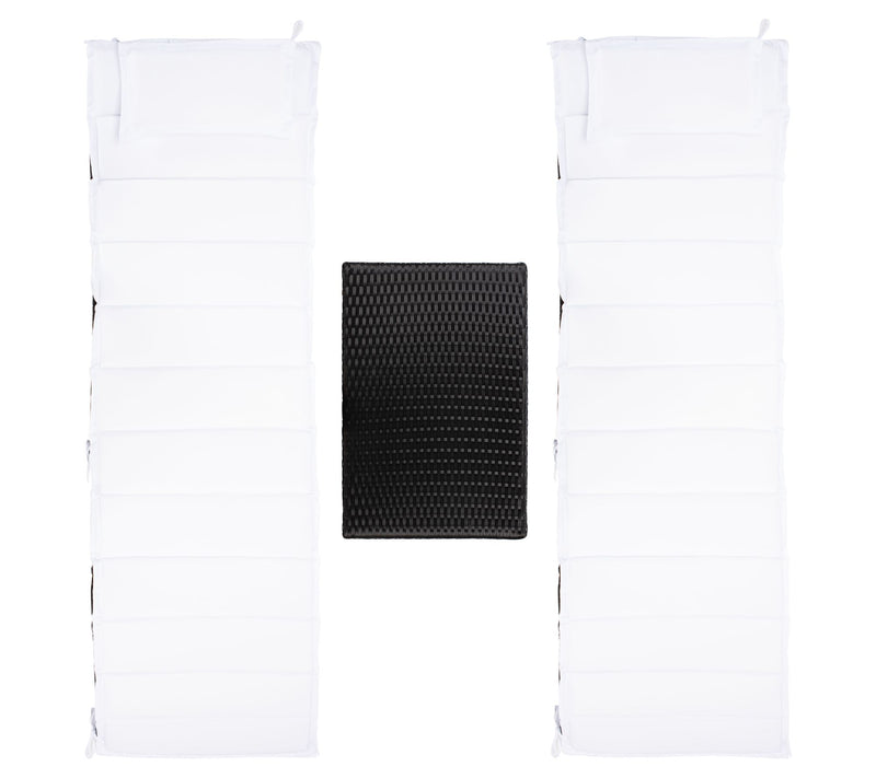 Safavieh Carew 3pc Sun Lounger Set — View 8