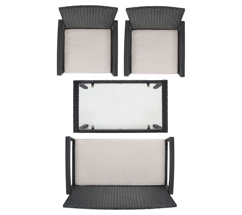 Safavieh Bassey 4pc Living Set — View 7